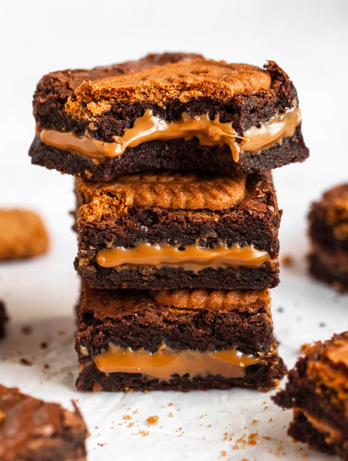 Lotus Biscoff Brownies