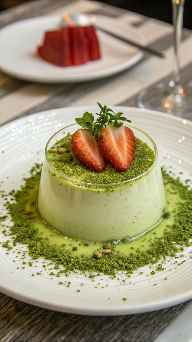 Creamy Matcha Panna