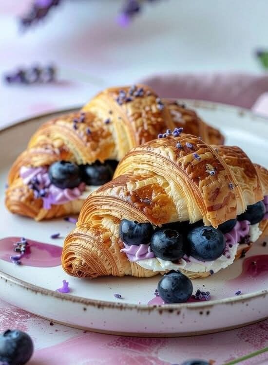 Blueberry Croissant