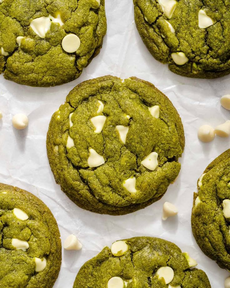 Matcha Cloud Cookies