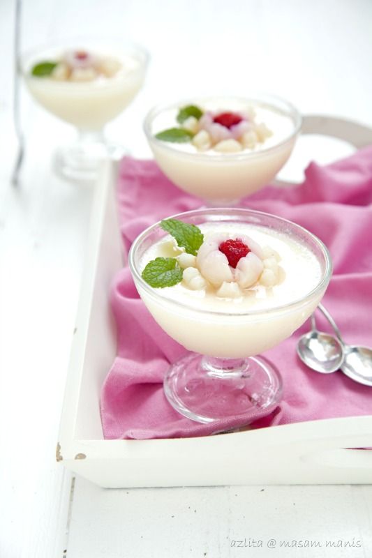 Lychee Delight Pudding