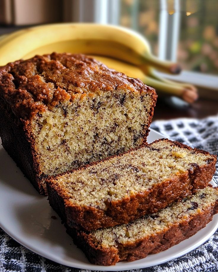 Moist Chocolate Chip Banana Bread